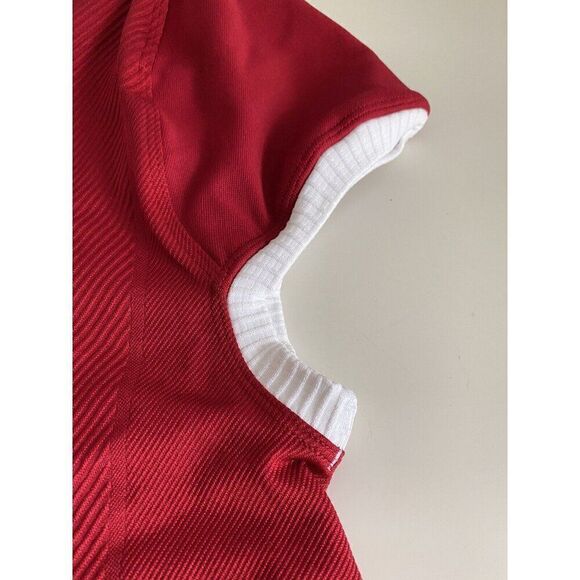 Adidas Techfit Primeknit Football Jersey Men’s 2XL Red Compression Fit NO TAG - Picture 4 of 11